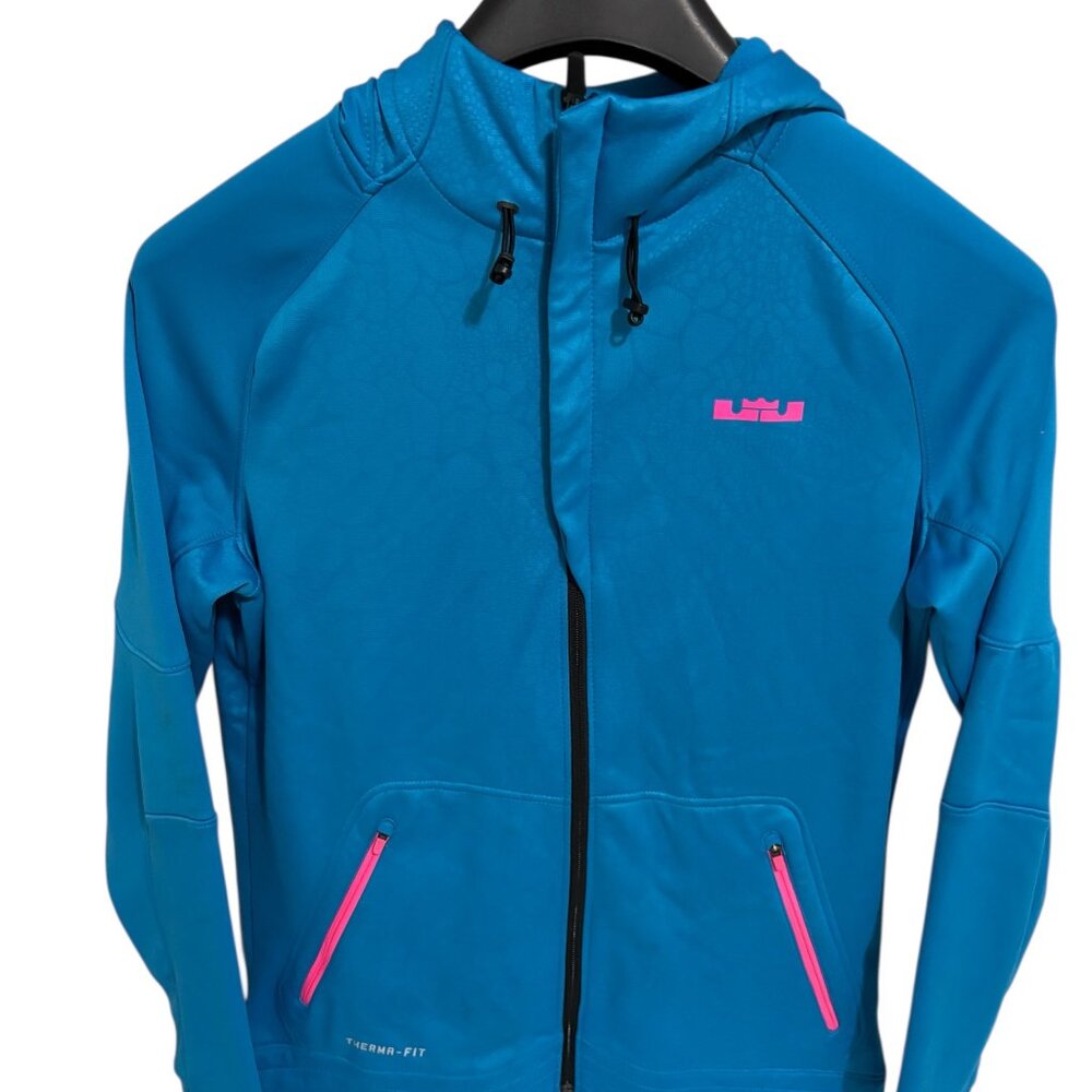 Nike Lebron South Beach Zip Front Hoodie Size Medium